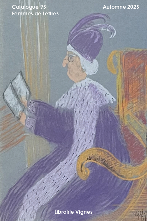 Femmes de lettres catalogue Librairie Vignes